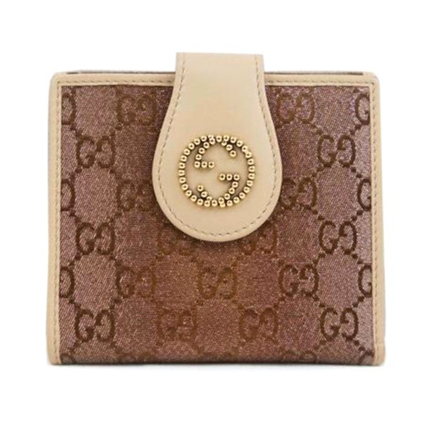 10534 1 Gucci GG Gradation Lame W Hook Wallet