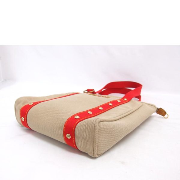 10603 3 Louis Vuitton Antigua Cava Tote Bag Beige Red