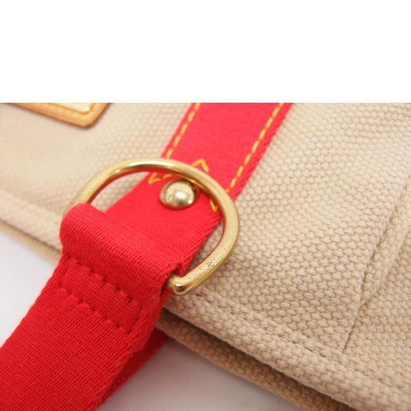 10603 7 Louis Vuitton Antigua Cava Tote Bag Beige Red