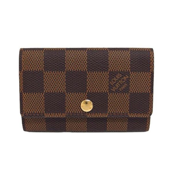 10610 1 Louis Vuitton Multicle Damier Key Case Brown