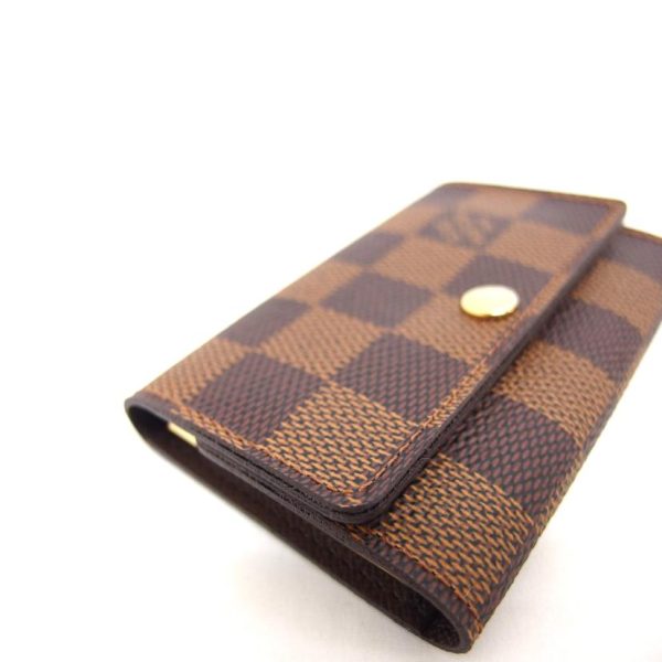 10610 7 Louis Vuitton Multicle Damier Key Case Brown