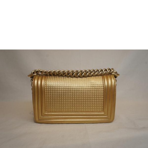 10730 2 Chanel Boy Chanel Gold Chain Shoulder Bag