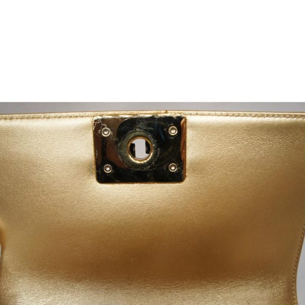 10730 8 Chanel Boy Chanel Gold Chain Shoulder Bag