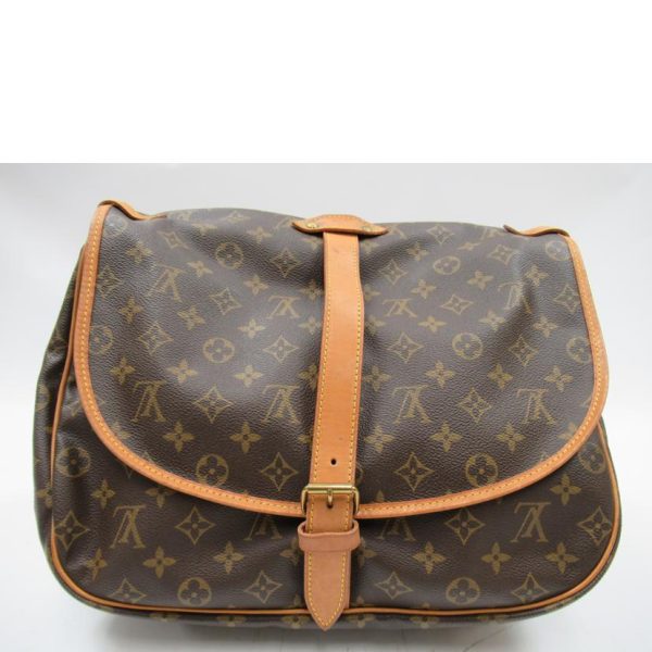 10742 2 Louis Vuitton Saumur 35 Shoulder Bag Monogram Brown