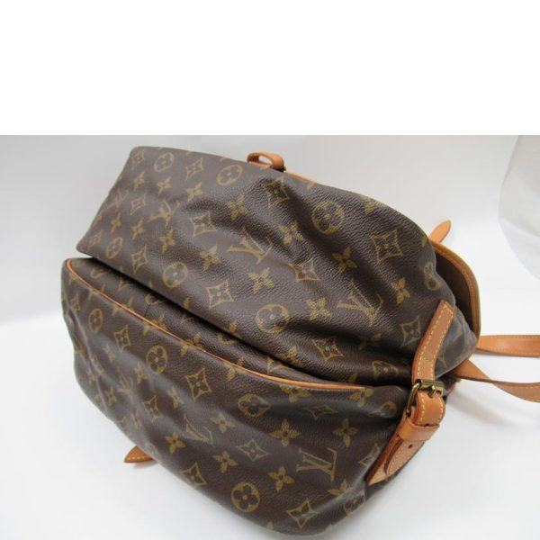 10742 3 Louis Vuitton Saumur 35 Shoulder Bag Monogram Brown