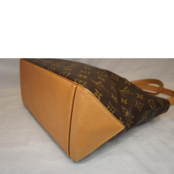 10747 3 Louis Vuitton Cava Piano Monogram Tote Bag Brown