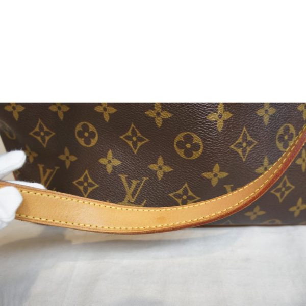 10747 6 Louis Vuitton Cava Piano Monogram Tote Bag Brown