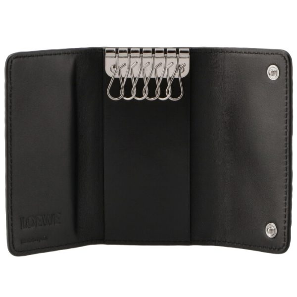 10755k9200091100 4 LOEWE 6 Key Case Black