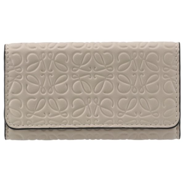 10755k9200092461 1 LOEWE 6 Key Case Ivory