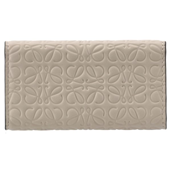 10755k9200092461 2 LOEWE 6 Key Case Ivory