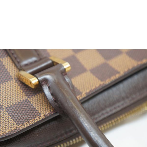 10757 9 Louis Vuitton Triana Damier Ebene Bag Brown