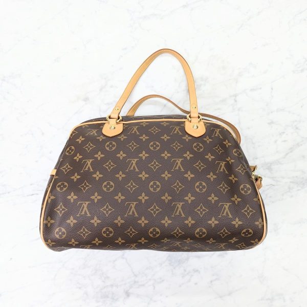 107 03 Louis Vuitton Monogram Montorgueil GM Shoulder Bag Brown