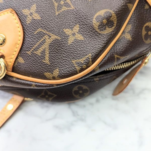 107 07 Louis Vuitton Monogram Montorgueil GM Shoulder Bag Brown