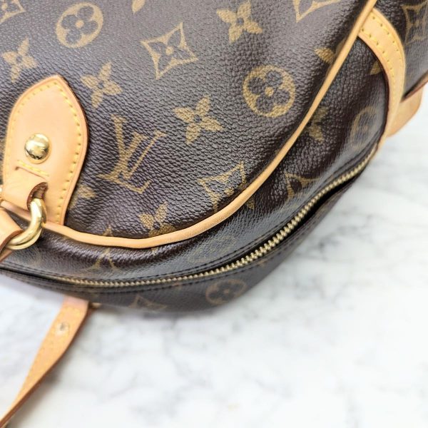 107 10 Louis Vuitton Monogram Montorgueil GM Shoulder Bag Brown