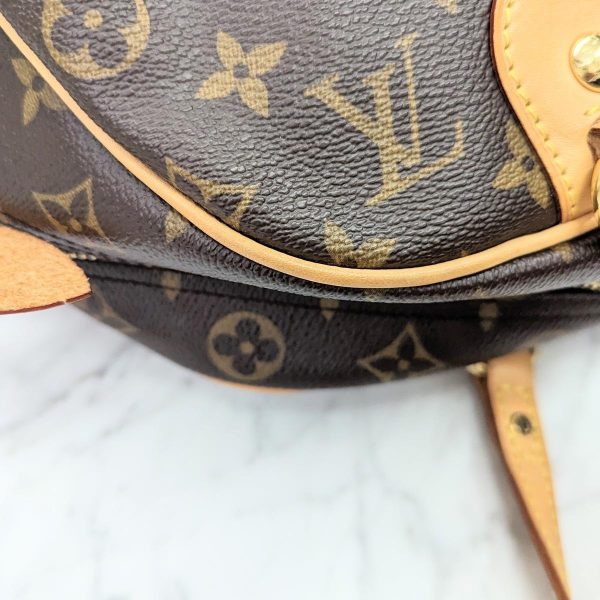 107 11 Louis Vuitton Monogram Montorgueil GM Shoulder Bag Brown