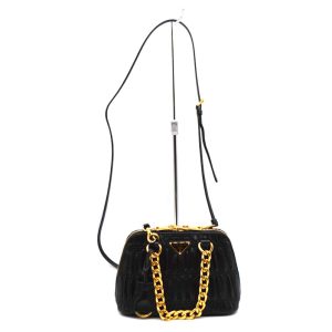 10807 1 Loewe Hammock Drawstring Mini Shoulder Bag Black