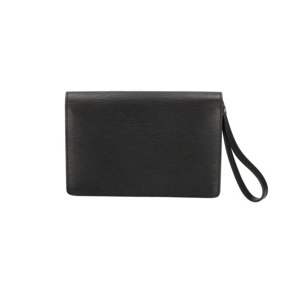 10887 2 Louis Vuitton Serie Dragonne Clutch Epi Noir