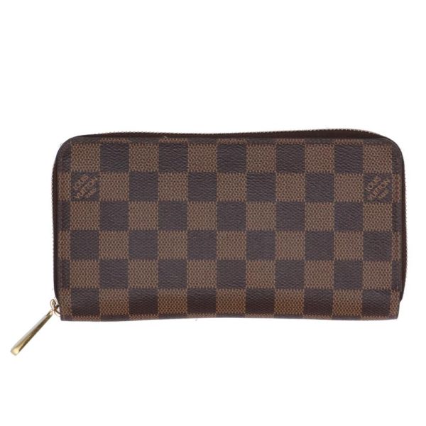 10929 1 Louis Vuitton Zippy Wallet Damier Brown