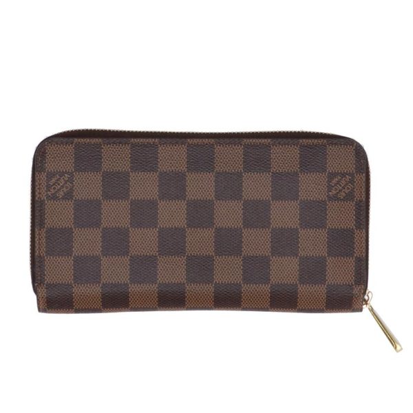 10929 2 Louis Vuitton Zippy Wallet Damier Brown