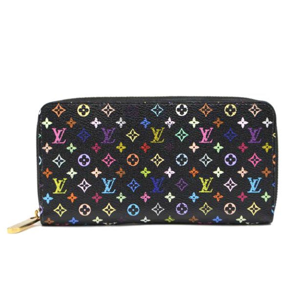 10930 1 Louis Vuitton Zippy Wallet Noir Grenade Wallet Multi