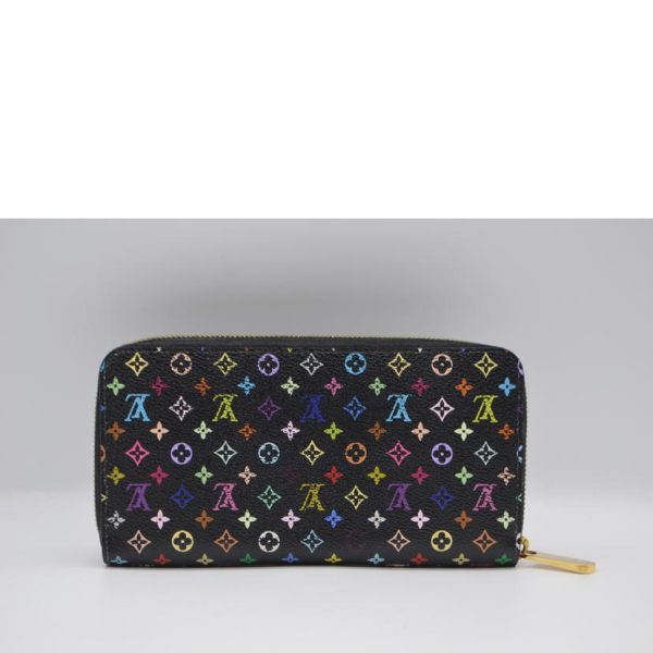 10930 2 Louis Vuitton Zippy Wallet Noir Grenade Wallet Multi