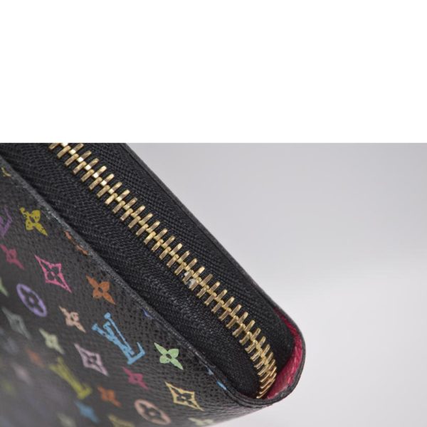 10930 6 Louis Vuitton Zippy Wallet Noir Grenade Wallet Multi