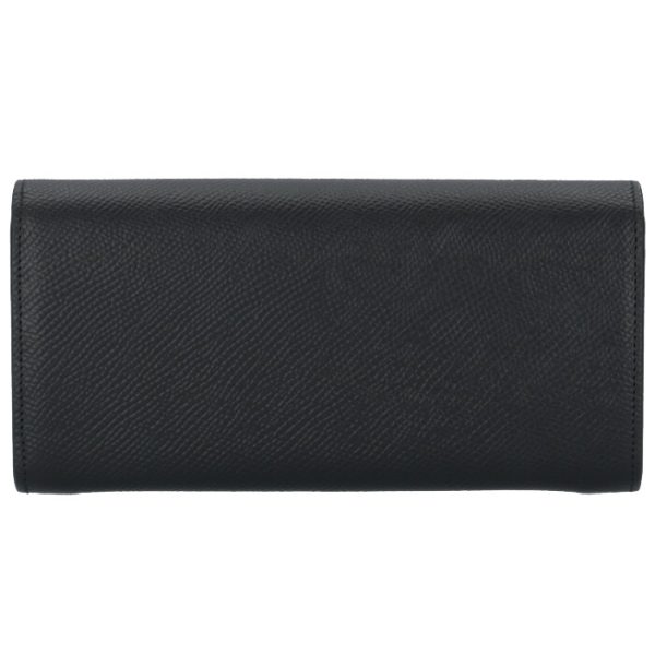 10b563bel38no 2 CELINE Large Flap Wallet Bifold Black