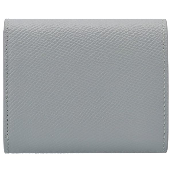 10b573bel07me 2 CELINE Small Trifold Wallet Bifold Mineral Blue