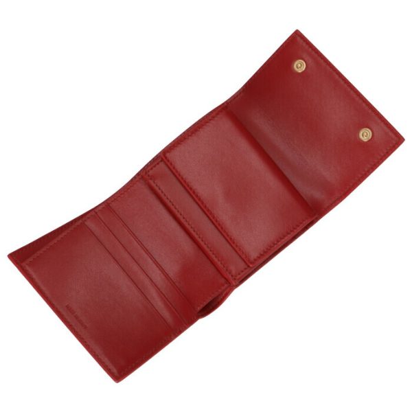 10b573bel27ed 4 CELINE Small Trifold Wallet Essentials Red