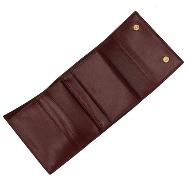 10b573bel28lb 4 CELINE Small Trifold Wallet Essentials Light Burgundy