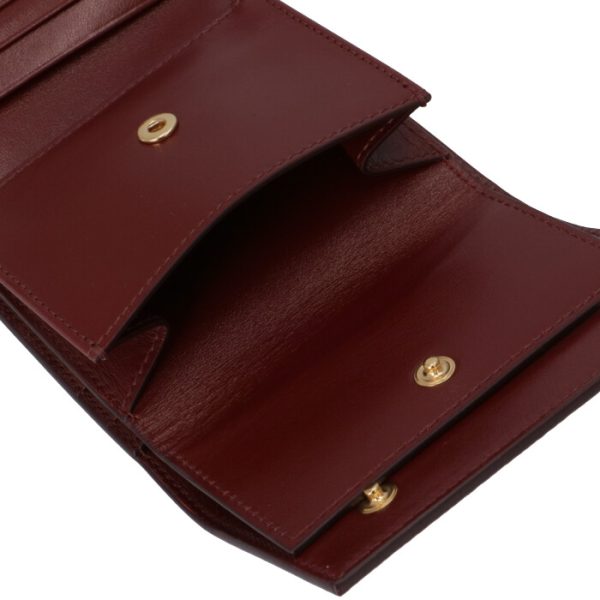 10b573bel28lb 6 CELINE Small Trifold Wallet Essentials Light Burgundy