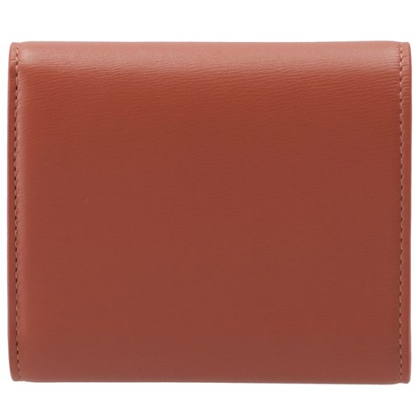 10b573cqp27ly 2 CELINE Small Trifold Wallet Bifold Orange