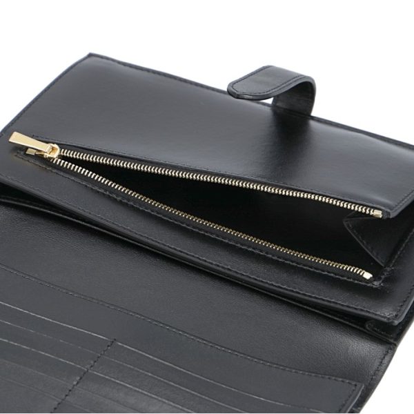 10b633bfp38no 6 CELINE Large Strap Wallet Essentials Black