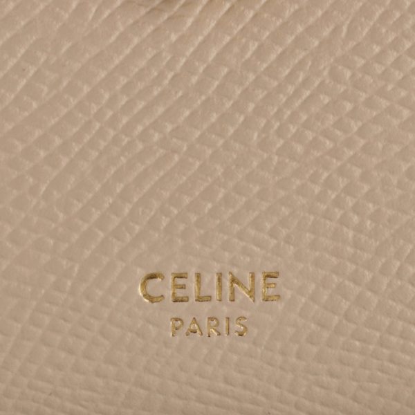 10b643bru03nr 3 CELINE Medium Bifold Wallet Bicolor BeigeYellow