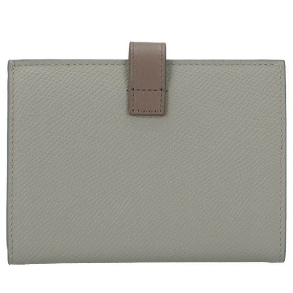 10b643bru30vl 2 CELINE Medium Bifold Wallet Bicolor VertBebre