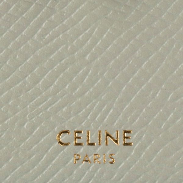 10b643bru30vl 3 CELINE Medium Bifold Wallet Bicolor VertBebre