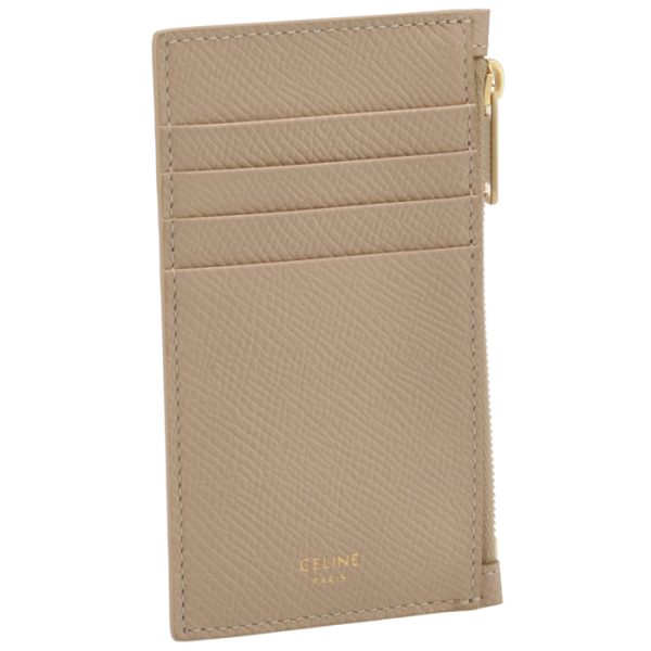 10b683bel03nd CELINE Mini Wallet Fragment Case Beige