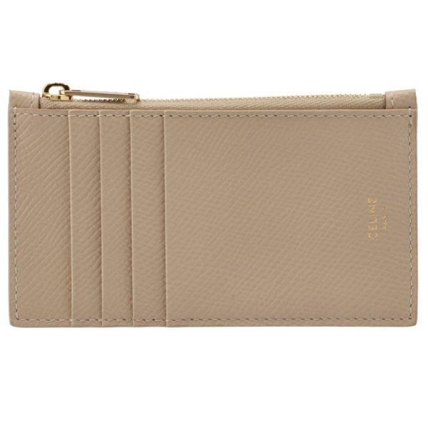 10b683bel03nd 1 CELINE Mini Wallet Fragment Case Beige