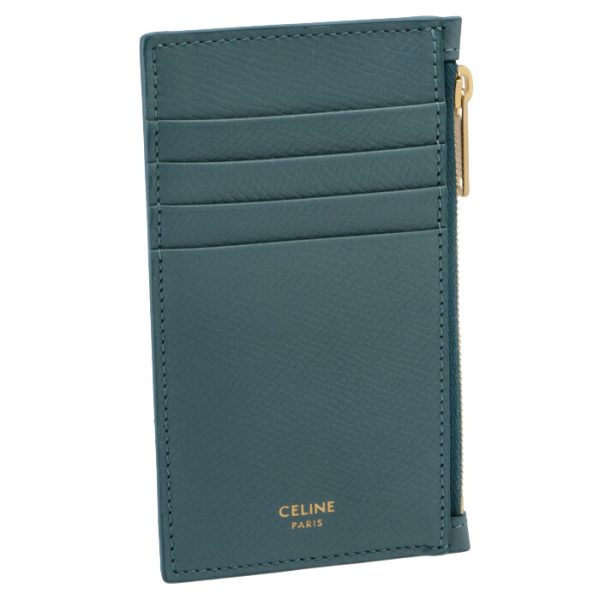 10b683bel07ps CELINE Mini Wallet Fragment Case Blue