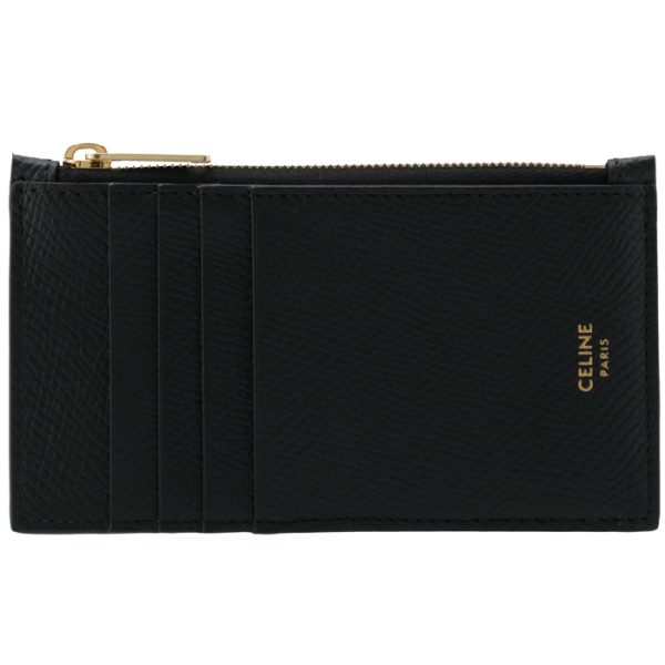 10b683bel38no 1 CELINE Mini Wallet Fragment Case Black