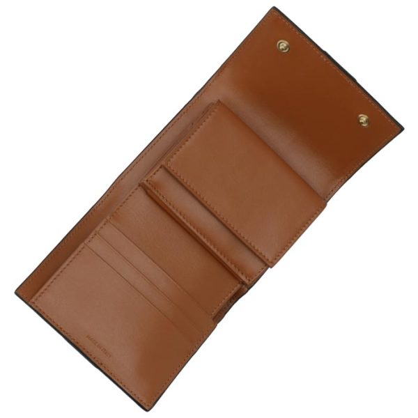 10d572bz904lu 4 CELINE Trifold Wallet Triomphe Tan Brown