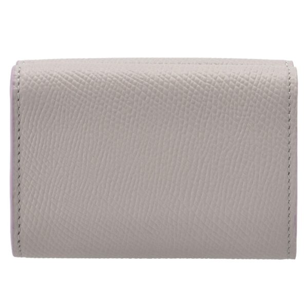 10e603bel32lg 2 CELINE Trifold Mini Wallet Folded Wallet Lavender Gray