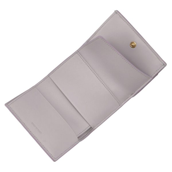 10e603bel32lg 4 CELINE Trifold Mini Wallet Folded Wallet Lavender Gray