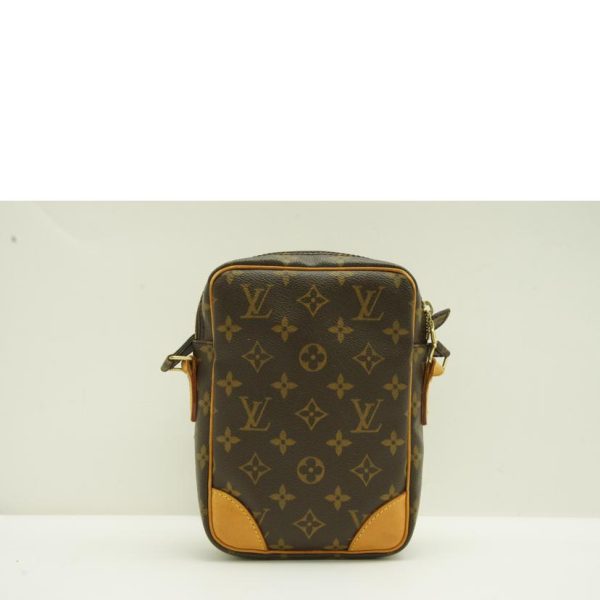 11008 2 Louis Vuitton Danube Crossbody Bag Monogram Brown