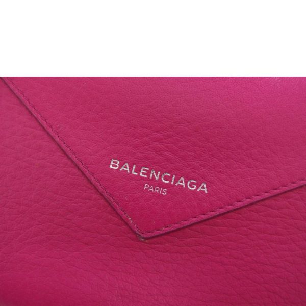 11044 6 Balenciaga Paper Continental Wallet Bag Black