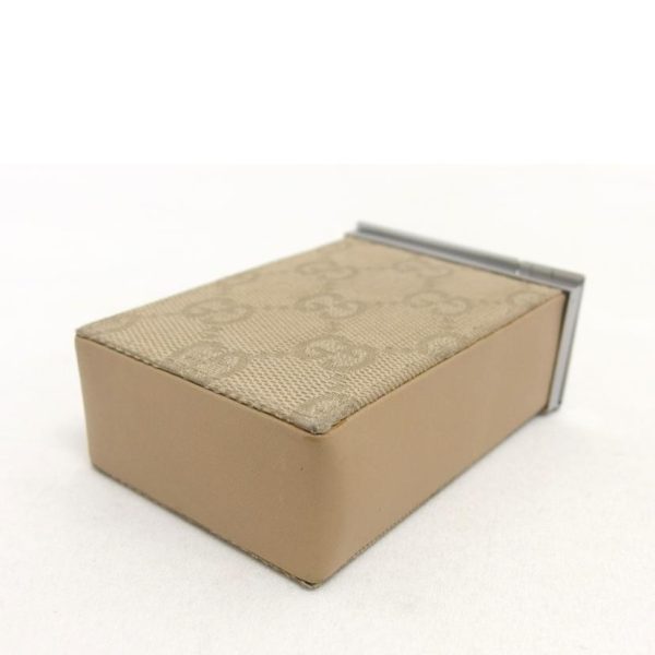 11068 3 Gucci GG Canvas Cigarette Case