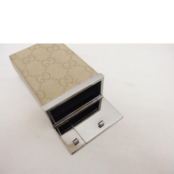 11068 8 Gucci GG Canvas Cigarette Case