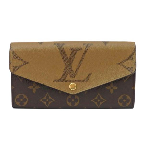 11127 1 Louis Vuitton Portefeuil Sala Jean Ant Reverse Wallet Brown