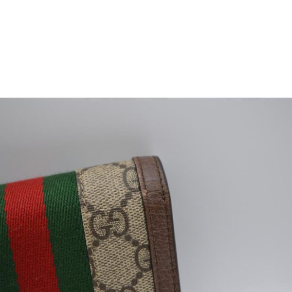 11132 7 Gucci Ophidia GG Supreme Compact Wallet