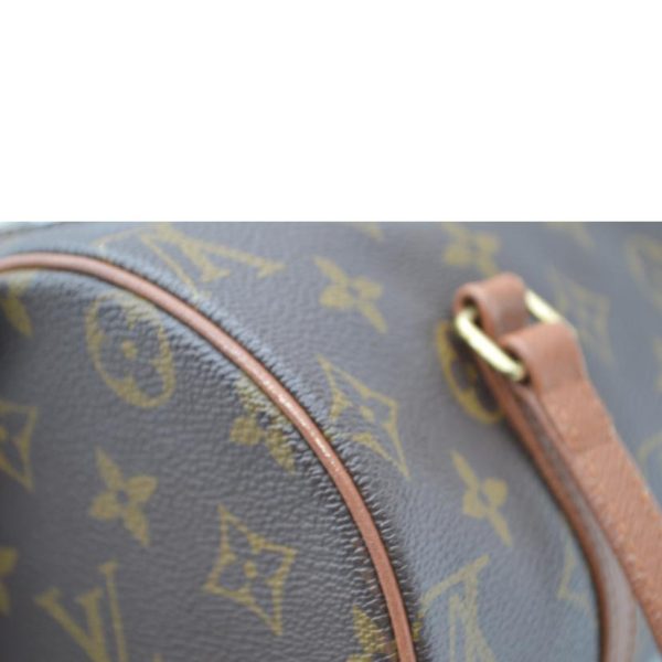 11234 10 Louis Vuitton Papillon 26 Old Model Monogram Handbag Brown